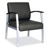 Alera Black Chairs/Stools, 24.6" W 26.96" L 33.46" H, Curved Loop, Polyurethane Seat ALEML2319